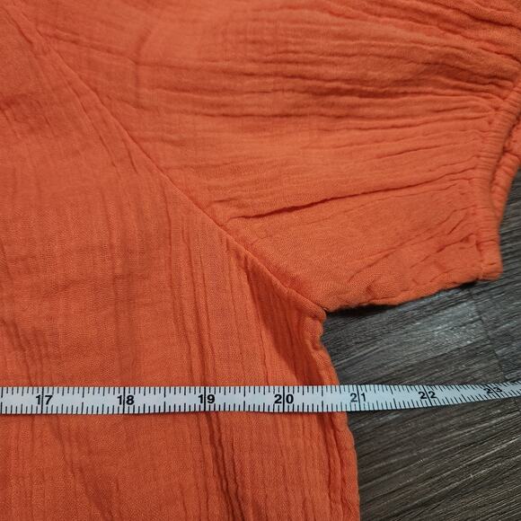 Lilly Pulitzer Gauze Zemini Maxi Dress L Cover-Up Cottagecore Resortwear Coastal - Picture 8 of 8